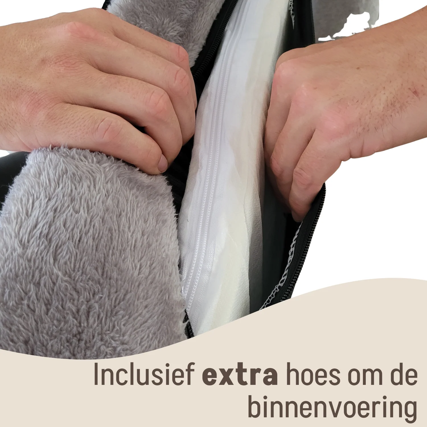 Autostoel Ribstof Grijs - MAAT S - Image 9