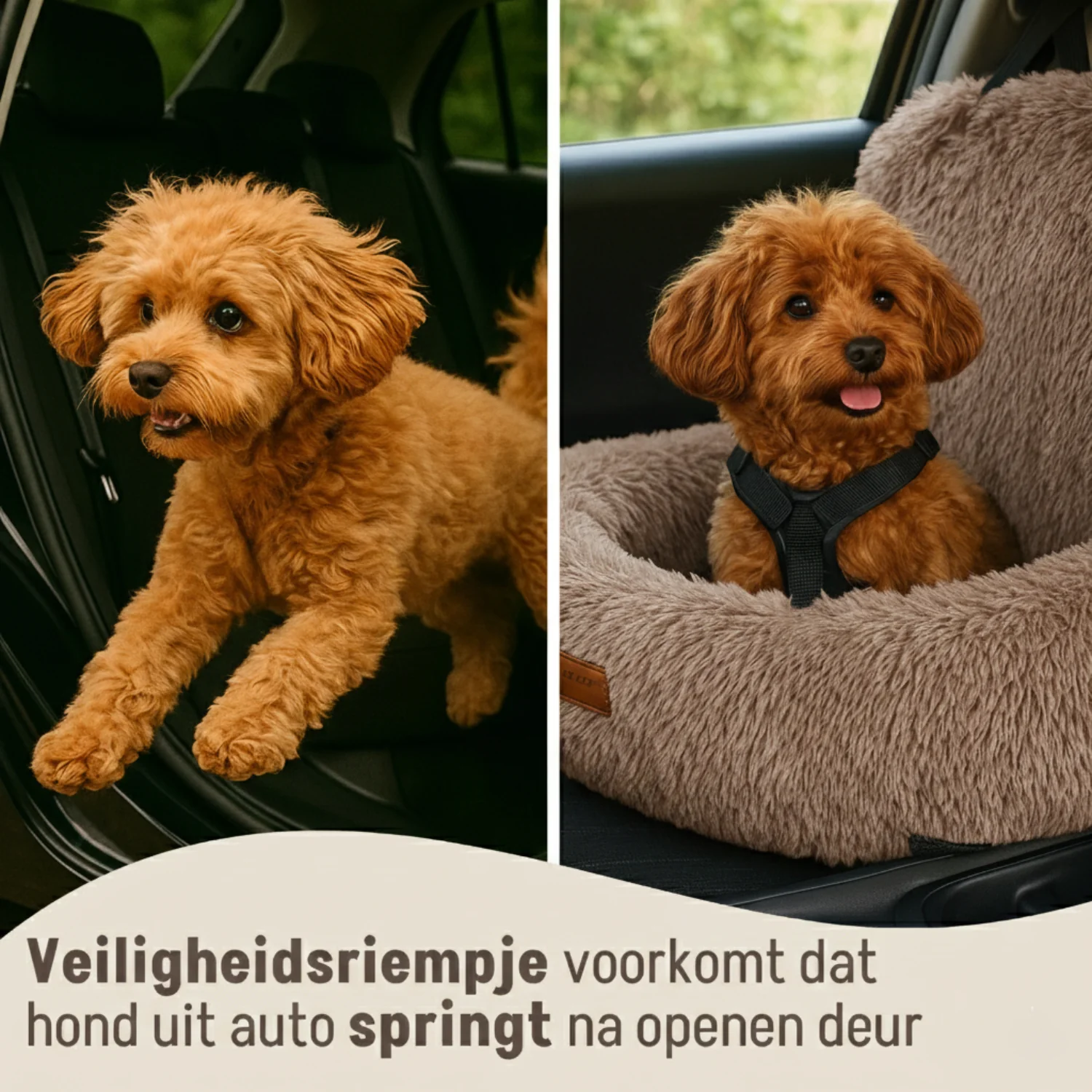 Autostoel Fluffy - De Ideale Hondenstoel Voor Onderweg - Image 67