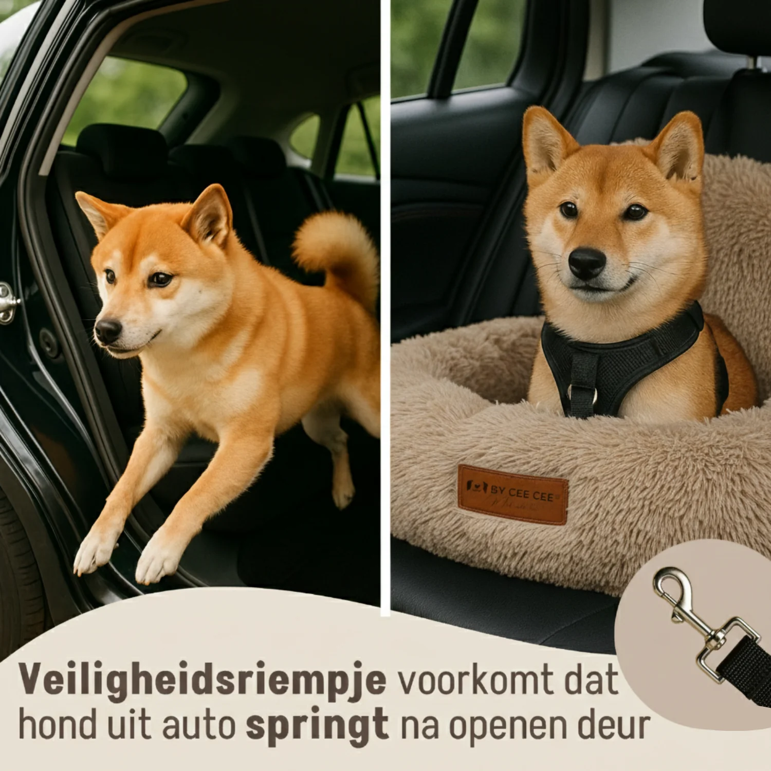 Autostoel Fluffy - De Ideale Hondenstoel Voor Onderweg - Image 74