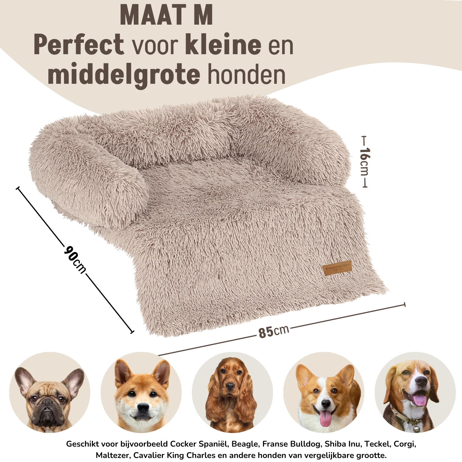 By Cee Cee Fluffy Hondendeken Bank - Image 19