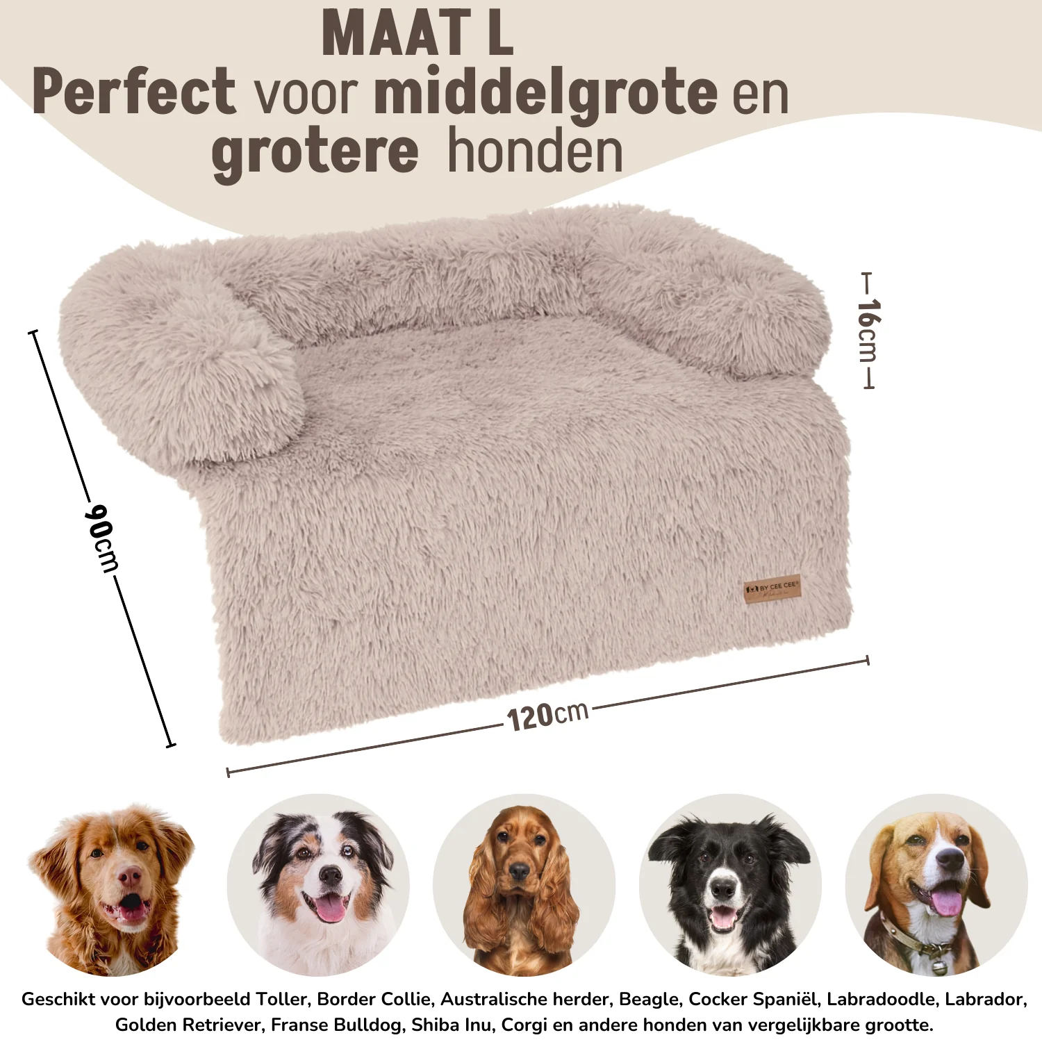 By Cee Cee Fluffy Hondendeken Bank - Image 25
