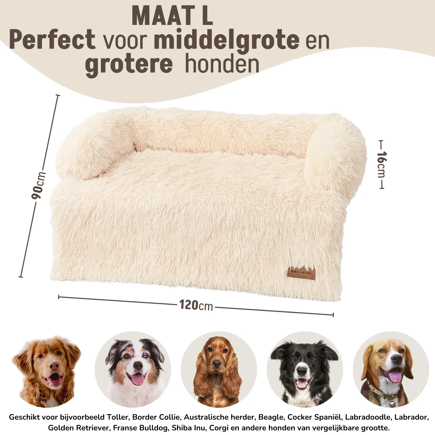 By Cee Cee Fluffy Hondendeken Bank - Image 44
