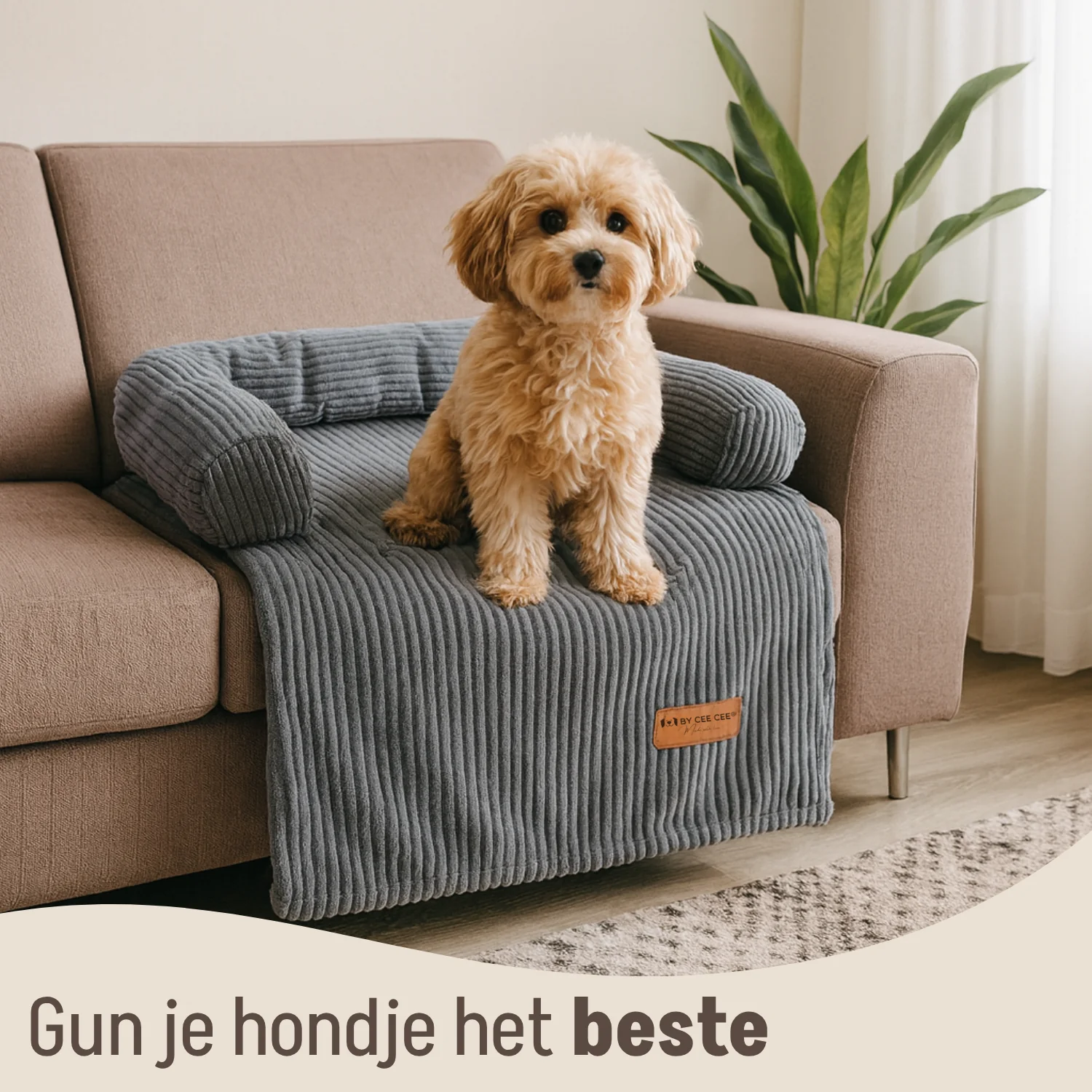 By Cee Cee Hondendeken Bank Ribstof - Image 7