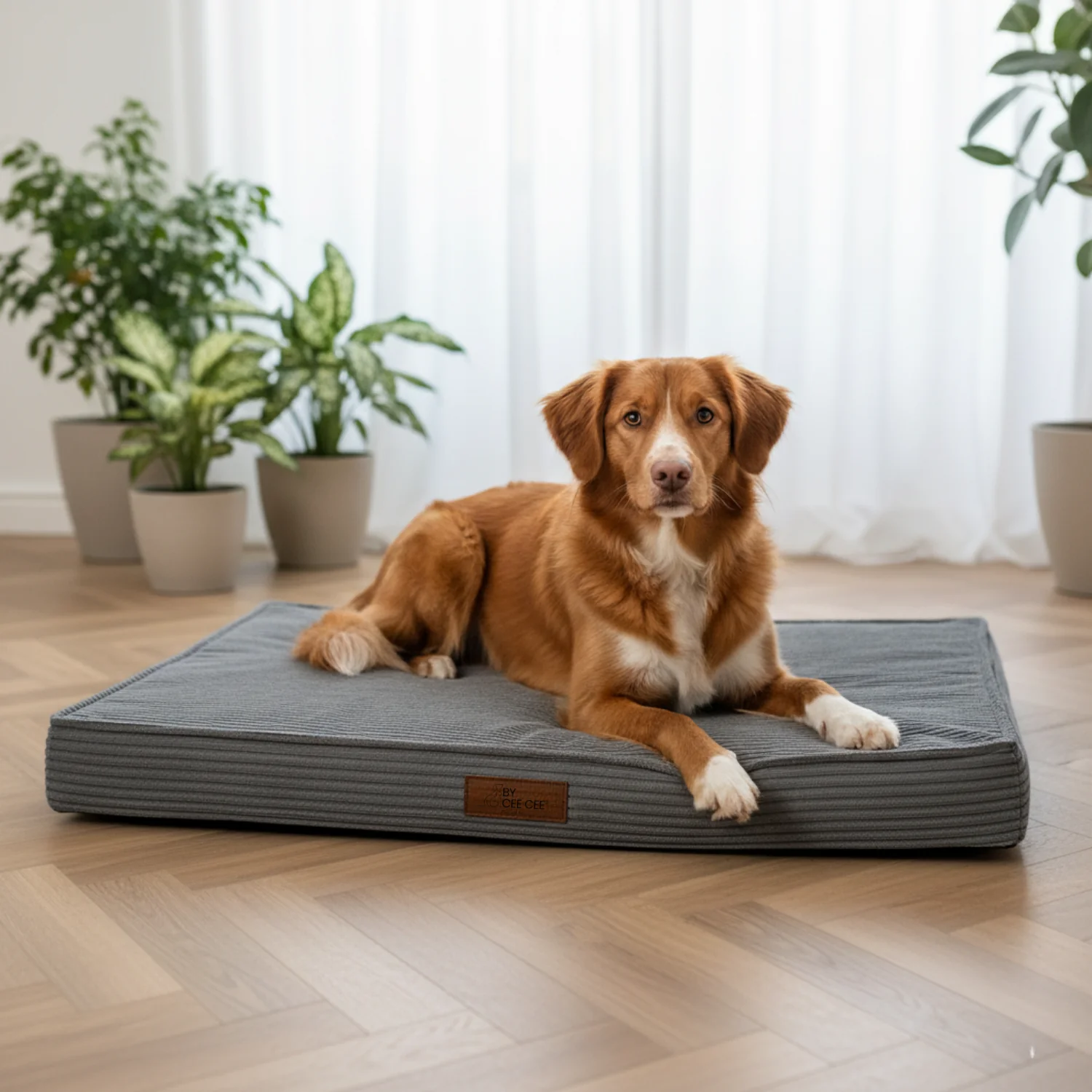 By Cee Cee Origineel Orthopedisch Hondenkussen Ribstof 100x70cm - Image 19
