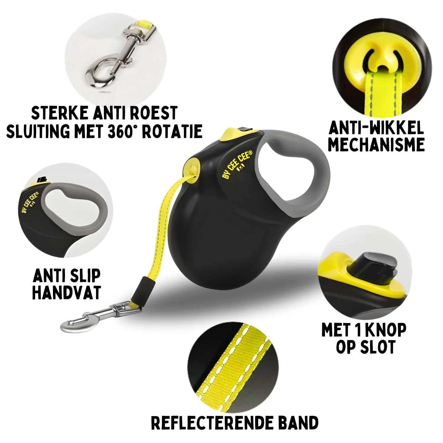 By Cee Cee Hondenriem 8 Meter - Looplijn voor Hond Tot 50KG - NIEUW! - Image 3