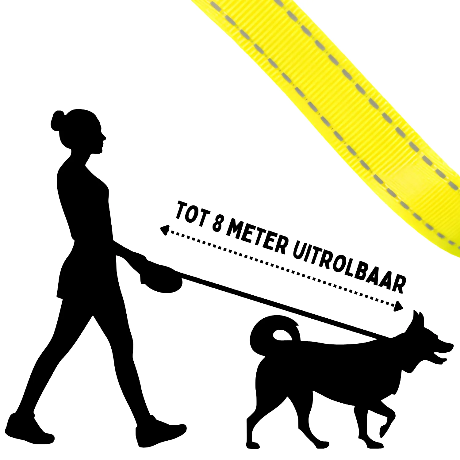 By Cee Cee Hondenriem 8 Meter - Looplijn voor Hond Tot 50KG - NIEUW! - Image 7