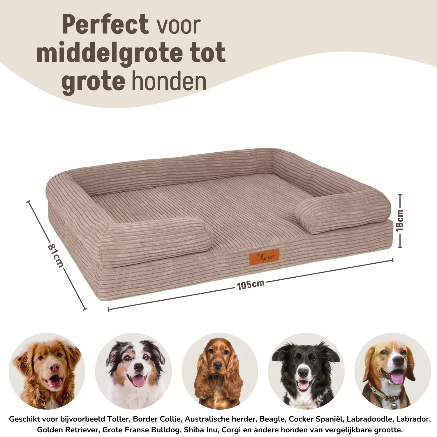 Losse Hoezen Orthopedische Mand 105x81cm - Image 8