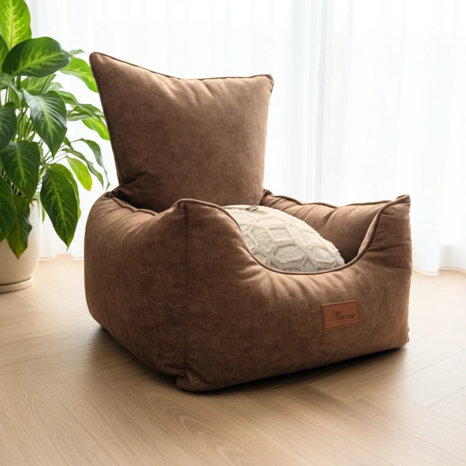 Luxe Autostoel Bruin Sample - Image 3