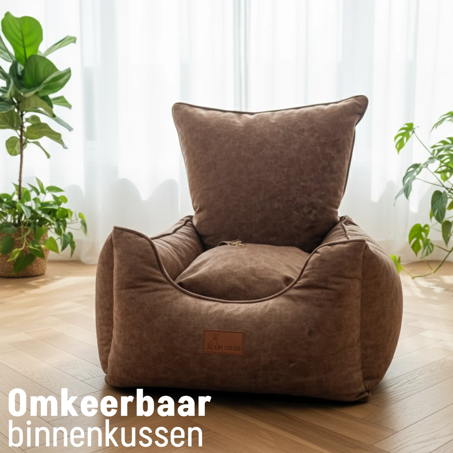 Luxe Autostoel Bruin Sample - Image 4