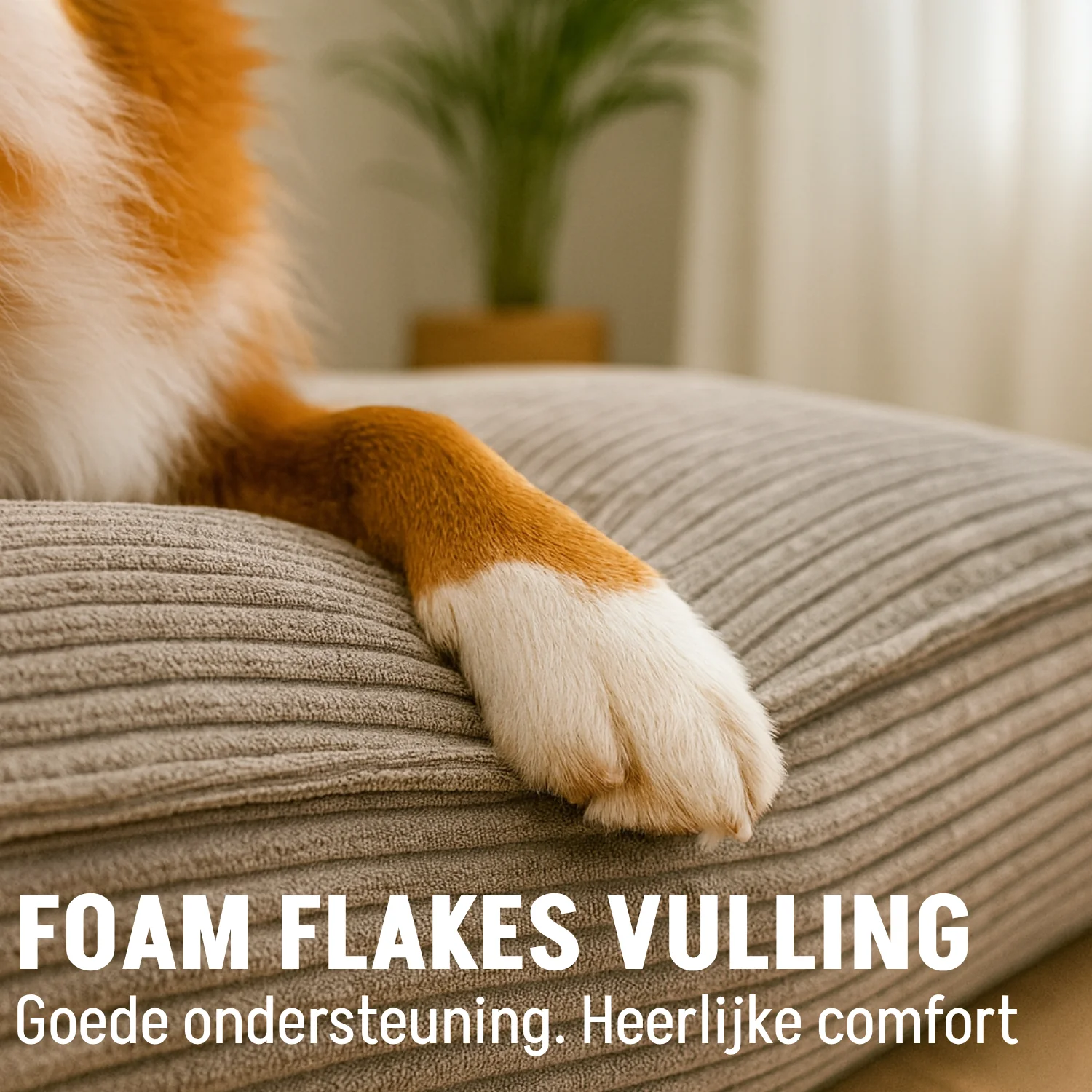 Orthopedisch Hondenkussen Foam Flakes Vulling - Image 13