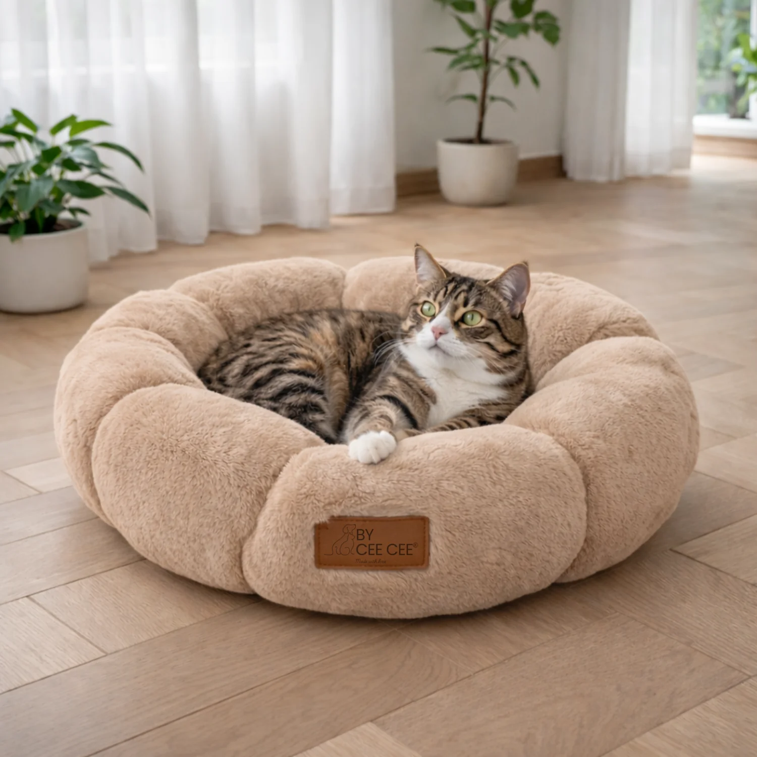 Donutmand in Bloemvorm voor Kleine Katten en Kleine Honden – Zacht en Veilig (50 cm) - Image 11