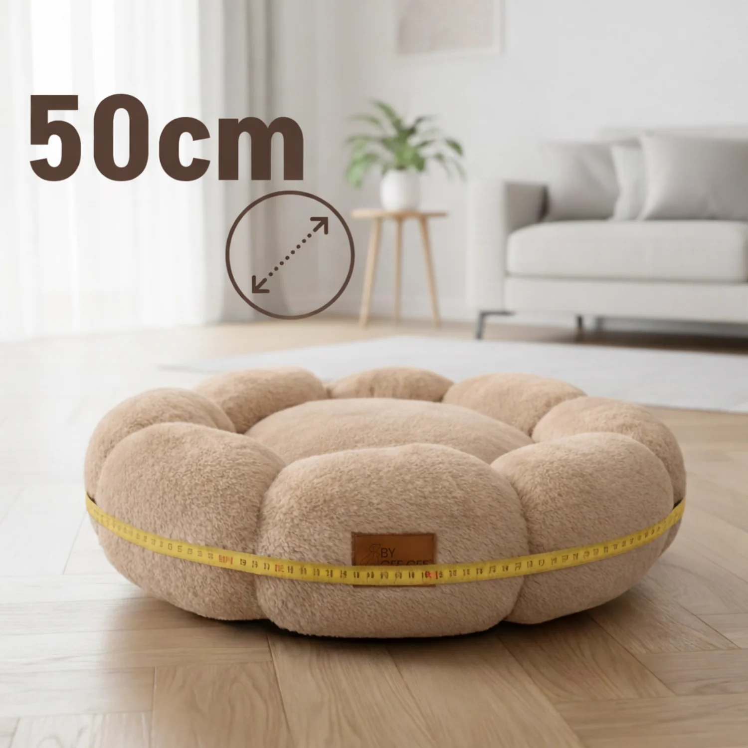Donutmand in Bloemvorm voor Kleine Katten en Kleine Honden – Zacht en Veilig (50 cm) - Image 12