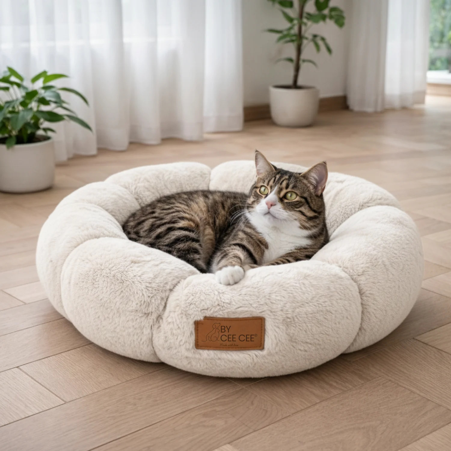 Donutmand in Bloemvorm voor Kleine Katten en Kleine Honden – Zacht en Veilig (50 cm) - Image 13