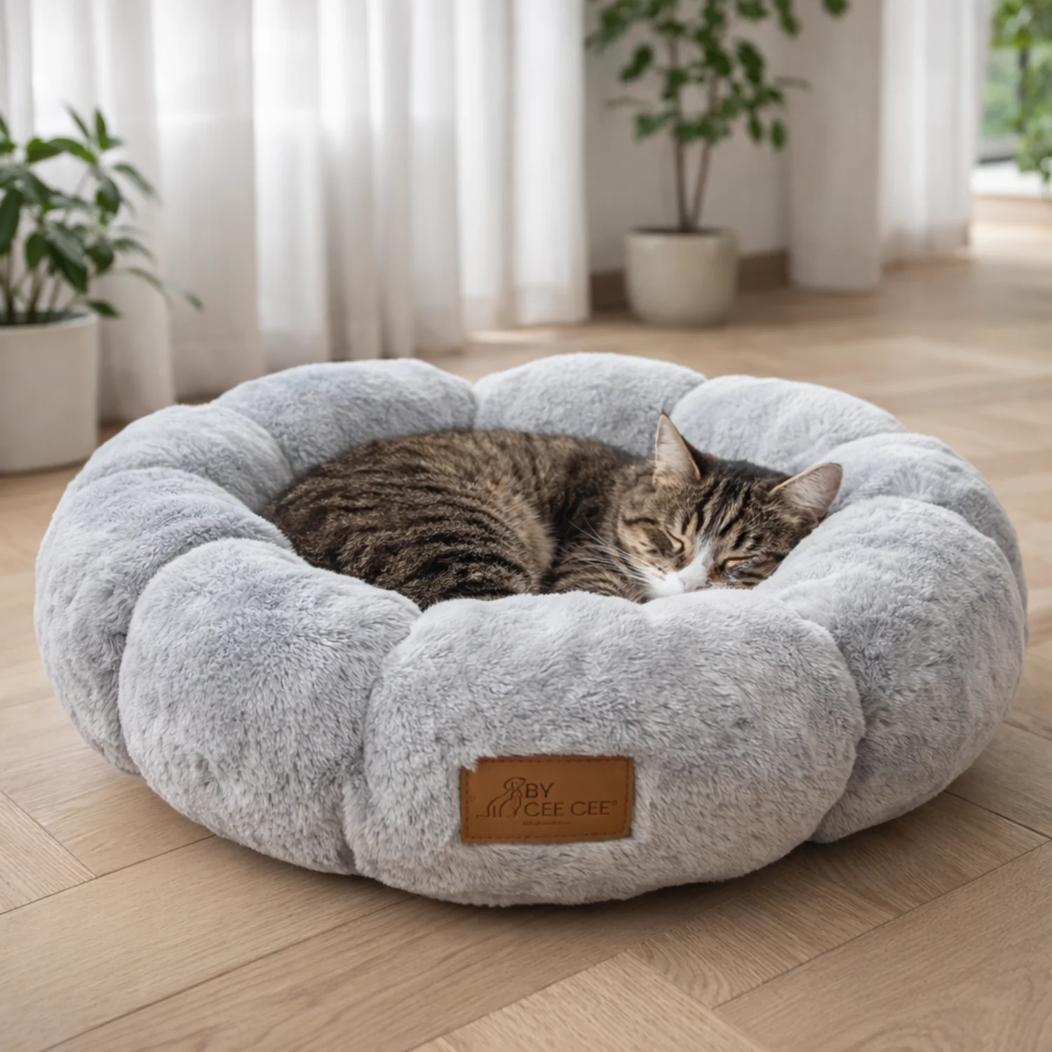 Donutmand in Bloemvorm voor Kleine Katten en Kleine Honden – Zacht en Veilig (50 cm) - Image 4